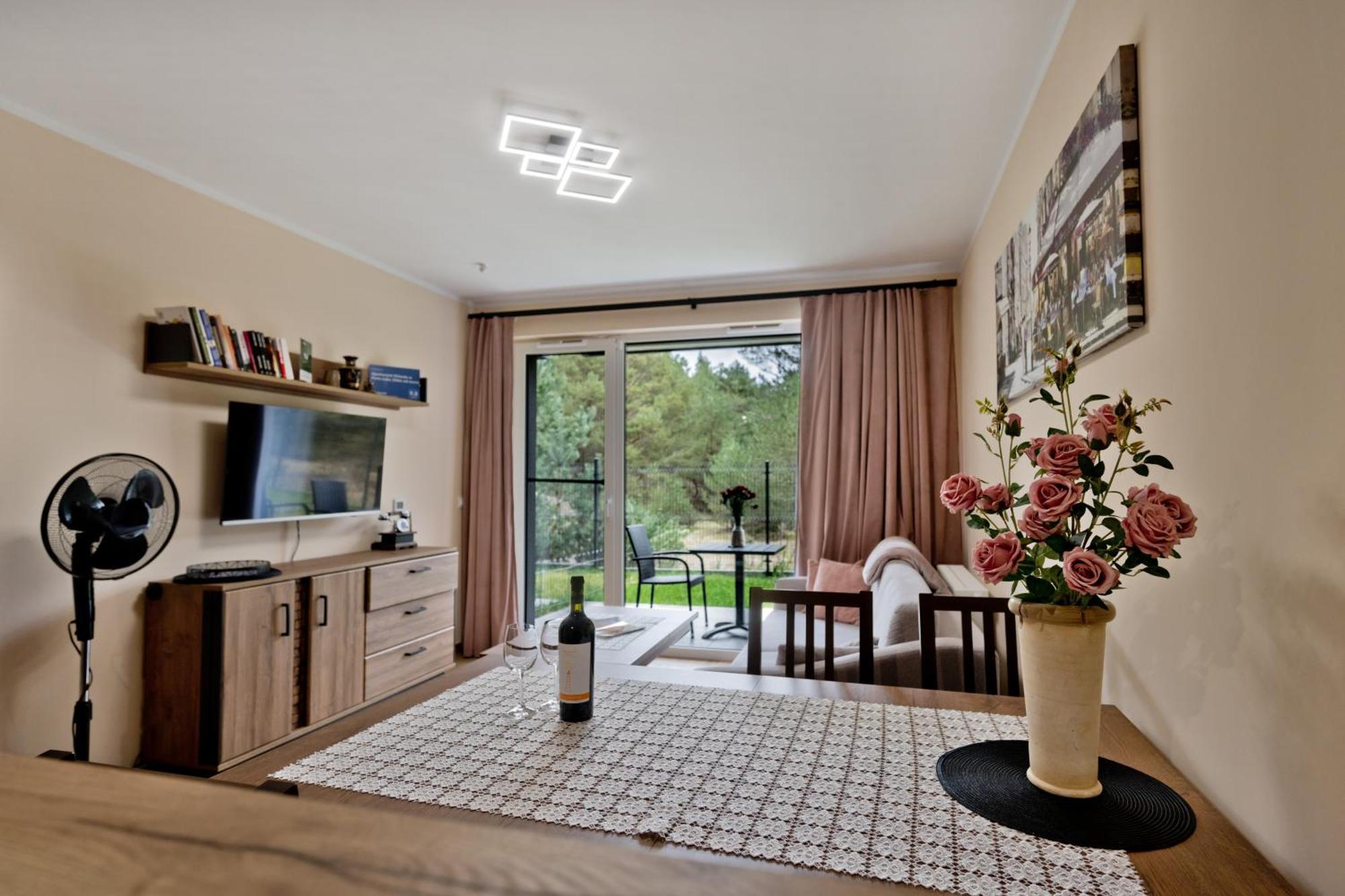 Apartament Orlando W Porto Leba 350M Od Morza Dış mekan fotoğraf