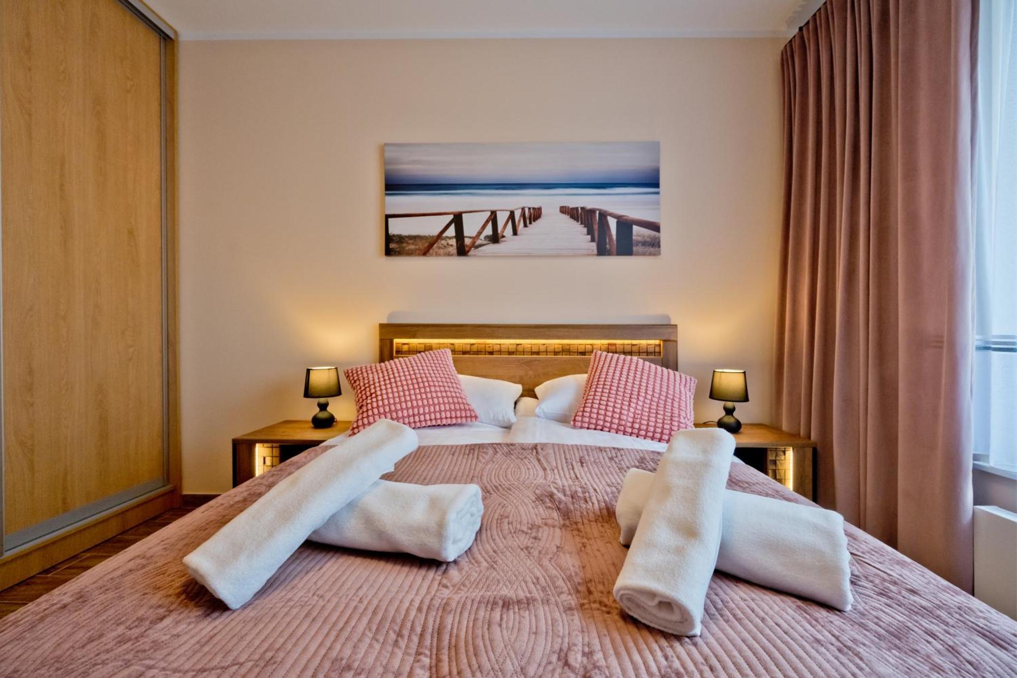 Apartament Orlando W Porto Leba 350M Od Morza Dış mekan fotoğraf